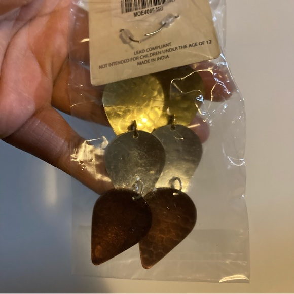 Mia Collection Womens Metal Dangle Earrings - Picture 2 of 3